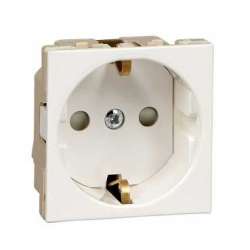 SE Wessen 45 Бел Розетка с/з для кабель-каналов RAL9010 арт. RN16-113-BE