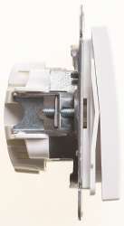 SE Wessen 59 Aqua Бел Переключатель 1-клавишный, 10AX, IP44 арт. VS610-156B-1-86