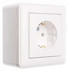 SE Wessen 59 Бел Коробка 1-ая подъемная для наружного монтажа с рамкой арт. KP-152-18