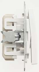 SE Wessen 59 Бел Переключатель 1-клавишный перекрестный 16АХ (сх.7) (в сборе) с рамкой арт. VS716-158-18