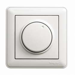 SE Wessen 59 Бел Светорегулятор поворотный 300Вт на 230В (в сборе, с рамкой) арт. SR-5S0-18
