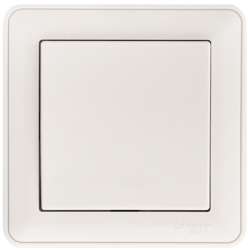 SE Wessen 59 Бел Выключатель 1-клавишный 16А (сх.1) (в сборе, с рамкой) арт. VS116-154-18