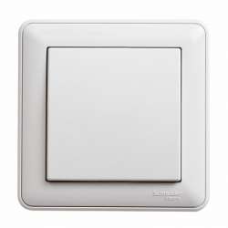 SE Wessen 59 Бел Выключатель 1-клавишный 2-х полюсной 16А (сх.2) (в сборе, с рамкой) арт. VS216-152-18