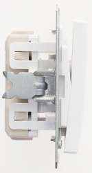 SE Wessen 59 Бел Выключатель 1-клавишный 2-х полюсной 16А (сх.2) арт. VS216-152-1-86