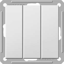 SE Wessen 59 Бел Выключатель 3-клавишный 16А (сх.05) арт. VS0516-351-1-86