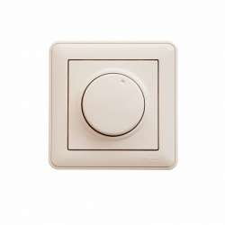 SE Wessen 59 Беж Светорегулятор поворотный 300Вт на 230В (в сборе, с рамкой) арт. SR-5S0-28
