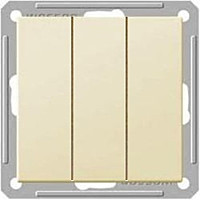 SE Wessen 59 Беж Выключатель 3-клавишный 16А (сх.05) арт. VS0516-351-2-86