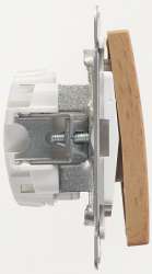 SE Wessen 59 Бук Выключатель 2-клавишный, 10АХ арт. VS510-252-8-86