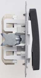 SE Wessen 59 Черный бархат Переключатель 1-клавишный 16А (сх.6) арт. VS616-156-6-86