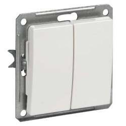 SE Wessen 59 Черный бархат Переключатель 2-клавишный (сх.6) арт. VS616-256-6-86