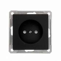 SE Wessen 59 Черный бархат Розетка б/з арт. RS16-151-6-86