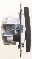 SE Wessen 59 Черный бархат Выключатель 3-клавишный, 10АХ арт. VS0510-351-6-86