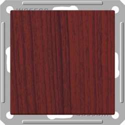 SE Wessen 59 Мореный дуб Переключатель 1-клавишный 16А (сх.6) арт. VS616-156-9-86