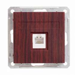 SE Wessen 59 Мореный дуб Розетка ТЛФ 1-ая RJ11 арт. RSI-152T-9-86