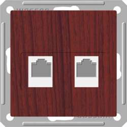 SE Wessen 59 Мореный дуб Розетка ТЛФ 2-ая RJ11 арт. RSI-251TT-9-86