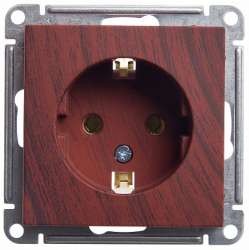 SE Wessen 59 Мореный дуб Розетка с/з без шторок, 16А арт. RS16-154-9-86