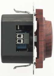 SE Wessen 59 Мореный дуб Светорегулятор поворотный 300Вт на 230В арт. SR-5S0-9-86