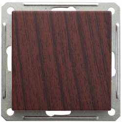 SE Wessen 59 Мореный дуб Выключатель 1-клавишный 2-х полюсной 16А (сх.2) арт. VS216-152-9-86