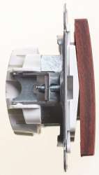 SE Wessen 59 Морёный дуб Выключатель 3-клавишный, 10АХ арт. VS0510-351-9-86