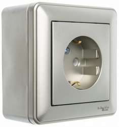 SE Wessen 59 Шампань Коробка 1-ая подъемная для наружного монтажа с рамкой арт. KP-152-48