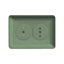 SE Wessen 59 Шампань Розетка 2-ая б/з (в сборе, с рамкой) арт. RS16-254-48