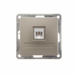 SE Wessen 59 Шампань Розетка ТЛФ 1-ая RJ11 арт. RSI-152T-4-86