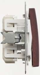 SE Wessen 59 Шампань Выключатель 1-клавишный кнопочный 16А (сх.1) арт. VS116-155-4-86