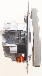 SE Wessen 59 Шампань Выключатель 1-клавишный с подсветкой, 10АХ арт. VS110-151-4-86