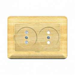 SE Wessen 59 Сосна Розетка 2-ая б/з (в сборе, с рамкой) арт. RS16-254-78