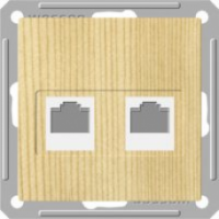 SE Wessen 59 Сосна Розетка компьютерная 2-ая RJ45 кат.5e арт. RSI-251KK5E-7-86