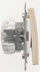 SE Wessen 59 Сосна Выключатель 2-клавишный, 10АХ арт. VS510-252-7-86