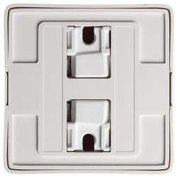 SE Wessen ХИТ наруж Бел Розетка б/з со шторками, с изолирующей пластиной, 16А, 250В арт. RA10-137I-B