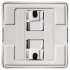 SE Wessen ХИТ наруж Бел Розетка б/з со шторками, с изолирующей пластиной, 16А, 250В арт. RA10-137I-B