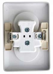 SE Wessen ХИТ внутр Бел Розетка 2-ая б/з без шторок, 16А, 250В арт. RS16-235-B