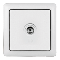 SE Wessen ХИТ внутр Бел Розетка телевизионная оконечная арт. RAT-1S3-B
