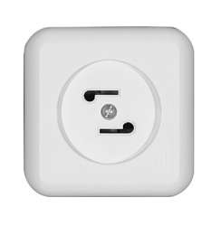 SE Wessen Прима наруж Бел Розетка радио с изолир. пластиной 30В 50-10000Гц (опт.упак.) арт. RPVAI-B