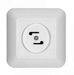 SE Wessen Прима внутр Бел Розетка радио 30В 50-10000Гц (индивид.упак.) арт. RPVS-BI