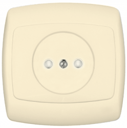SE Wessen Рондо Беж Розетка б/з с защитными шторками 10А (в сборе) арт. RS10-122-SI