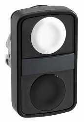 SE XB4 Головка кнопки двойная без маркировки Ч ZB4BA71207 арт. ZB4BA71207