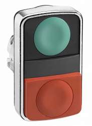 SE XB4 Головка кнопки двойная без маркировки ZB4BL7340 арт. ZB4BL7340