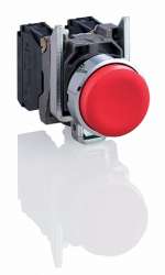 SE XB4 Кнопка с возвратом красная 1НО+1НЗ арт. XB4BL42
