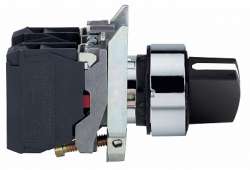 SE XB4 Переключатель 1-0-2 черный 2НО арт. XB4BD33