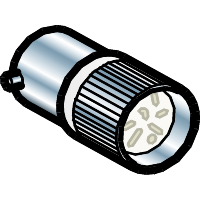 SE XB4 Светодиодный элемент 24В белый арт. DL1CJ0241