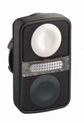 SE XB5 Головка кнопки двойная без маркировки + LED ZB5AW7A1720 арт. ZB5AW7A1720