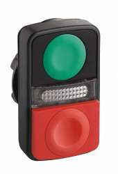 SE XB5 Головка кнопки двойная без маркировки ZB5AL7340 арт. ZB5AL7340