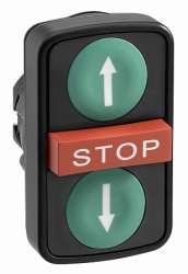 SE XB5 Головка кнопки тройной с маркировкой (ZB5AA73134) арт. ZB5AA73134