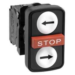 SE XB5 Кнопка 22мм тройная с маркировкой XB5AA711137 арт. XB5AA711137