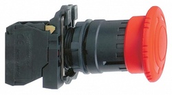 SE XB5 Кнопка аварийная грибок d 40мм 1НО+1НЗ возврат поворотом арт. XB5AS8445