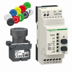 SE XB5 Комплект приемник и беспроводная кнопка AC/DC арт. XB5RFA02