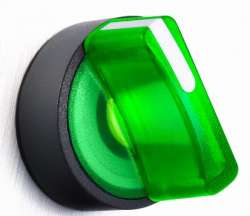 SE XB5 Переключатель 22мм 24В 2-поз., зеленый с подсветкой арт. XB5AK123B5